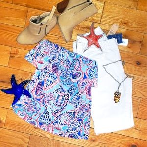Lilly Pulitzer off the shoulder top